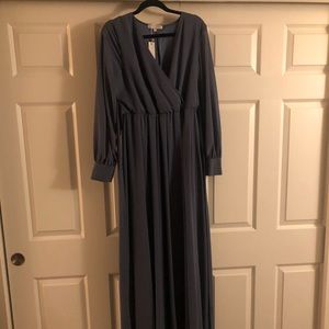 Slate Blue Baltic Born Long Sleeve Dress